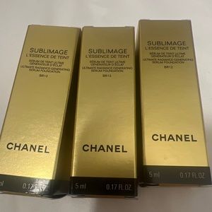3 Chanel sublimage foundation BR12 5ml